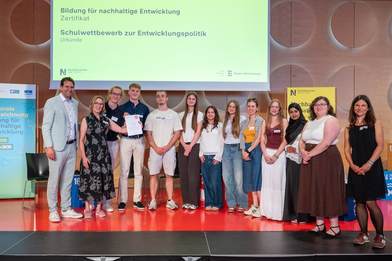 Preisverleihung des Landespreises Baden-Württemberg für den Seminarkurs der RBS